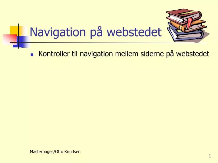 navigation p webstedet