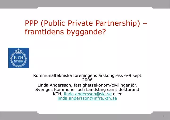 ppp public private partnership framtidens byggande