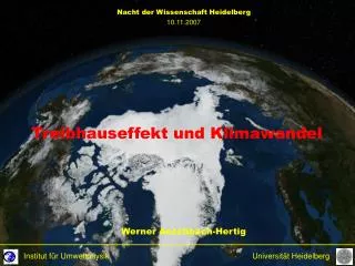 treibhauseffekt und klimawandel