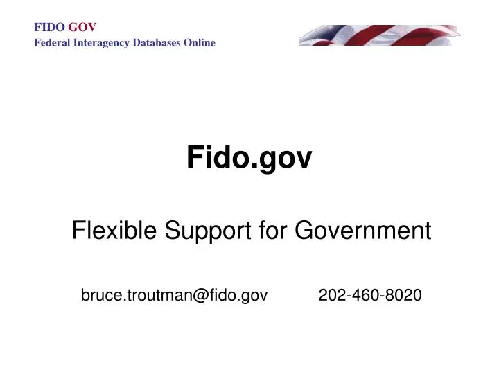 fido gov