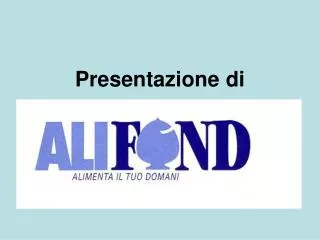 presentazione di
