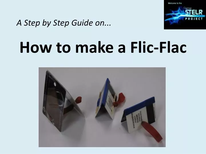 how to make a flic flac