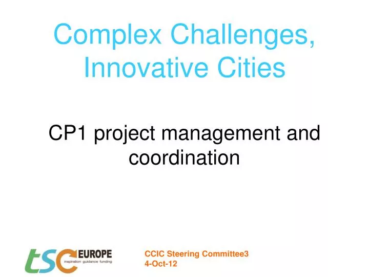 complex challenges innovative cities