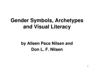Gender Symbols, Archetypes and Visual Literacy