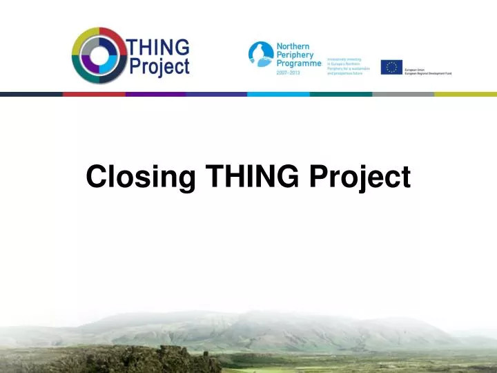closing thing project