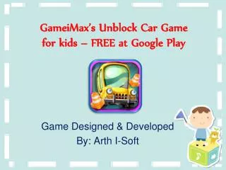 gameimax s unblock car game for kids free at google play