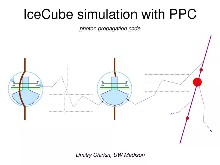 icecube simulation with ppc