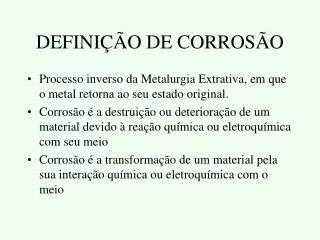 defini o de corros o