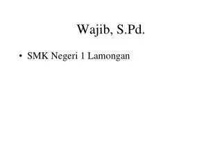wajib s pd