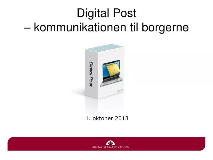 digital post kommunikationen til borgerne