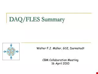 DAQ/FLES Summary