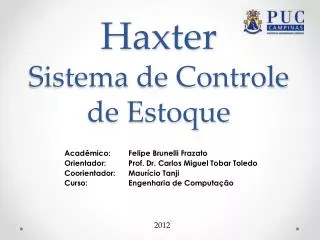 haxter sistema de controle de estoque