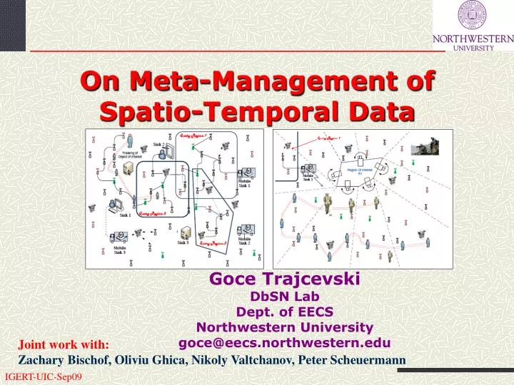 on meta management of spatio temporal data