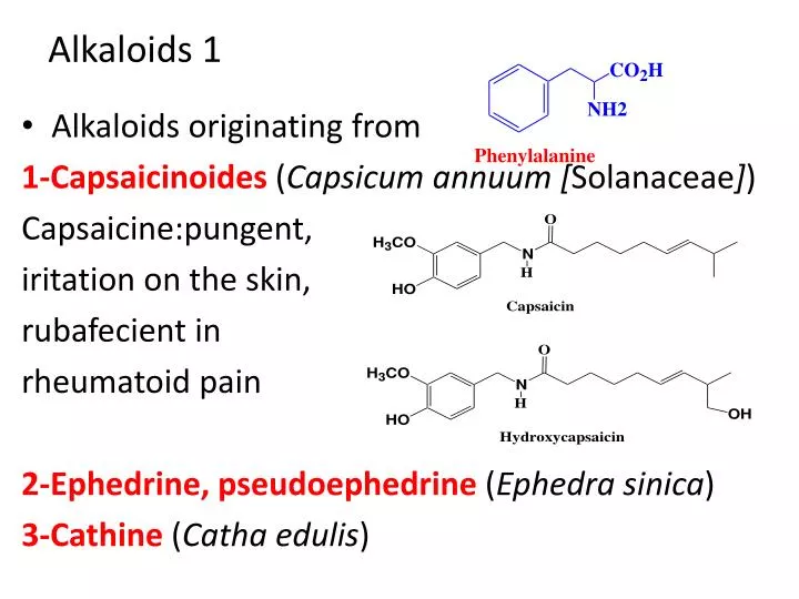 alkaloids 1