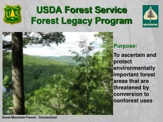 USDA Forest Service Forest Legacy Program