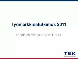 ty markkinatutkimus 2011