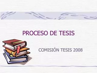 proceso de tesis