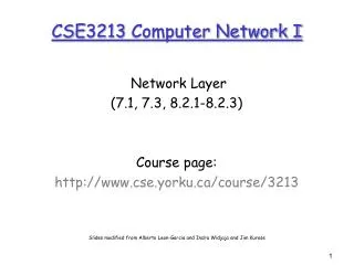 cse3213 computer network i
