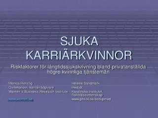 sjuka karri rkvinnor