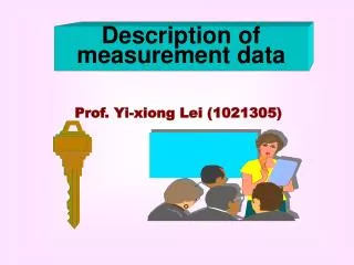 Description of measurement data