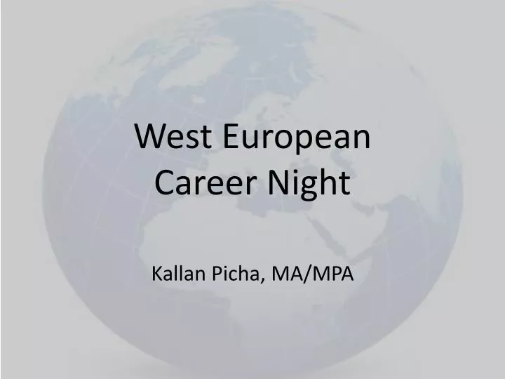 west european career night