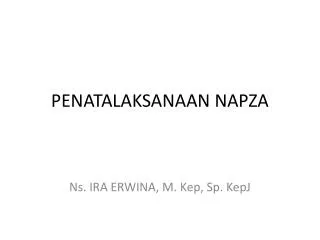 penatalaksanaan napza
