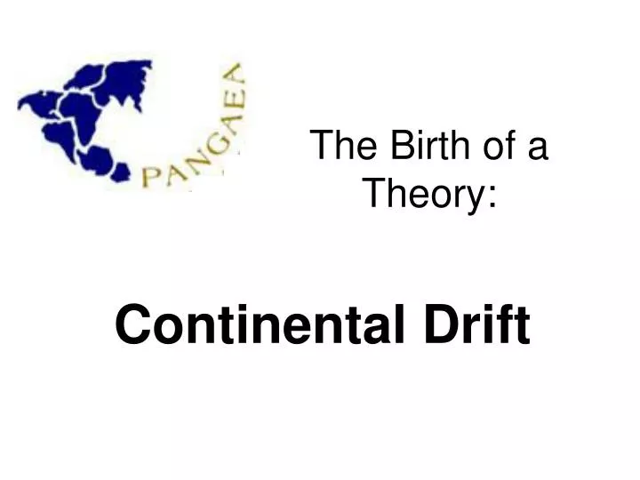 the birth of a theory