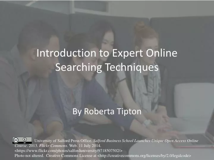 introduction to expert online searching techniques