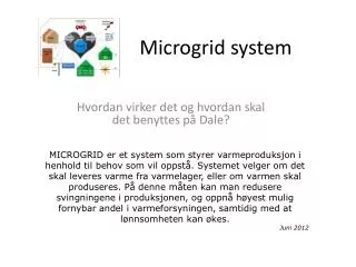 microgrid system