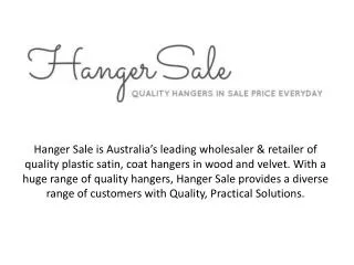 Buy coat hangers at wholesale price