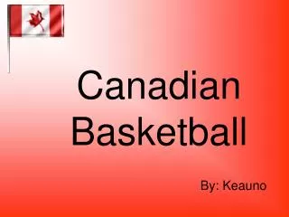 Canadian Basketball