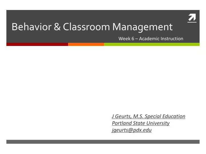 behavior classroom management