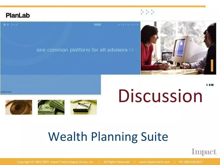 wealth planning suite