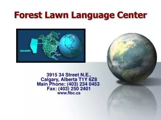 Forest Lawn Language Center