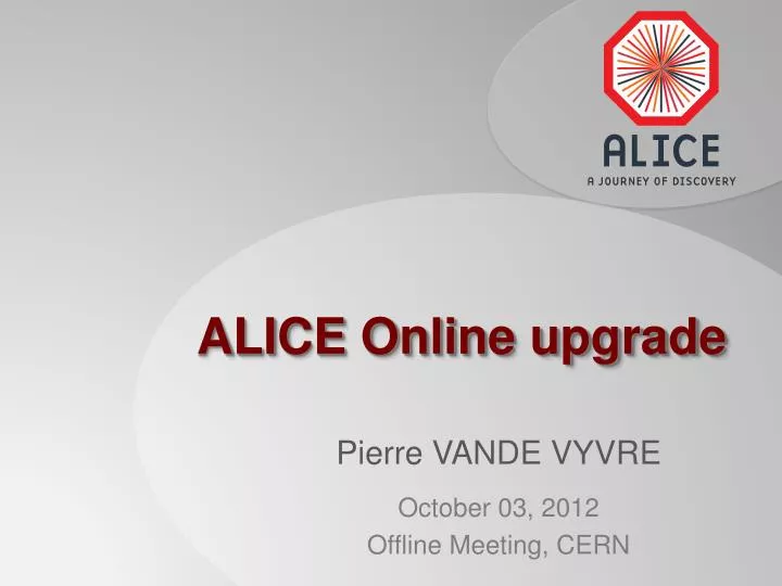 alice online upgrade