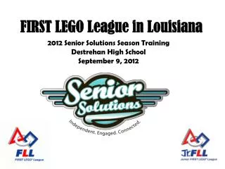 FIRST LEGO League in Louisiana