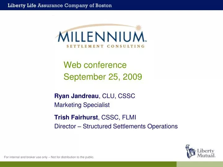 web conference september 25 2009