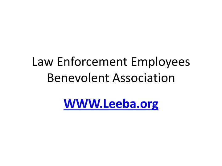 law enforcement employees benevolent association
