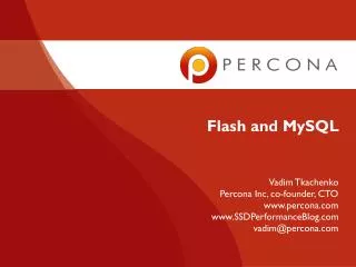 Flash and MySQL