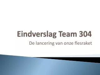 eindverslag team 304