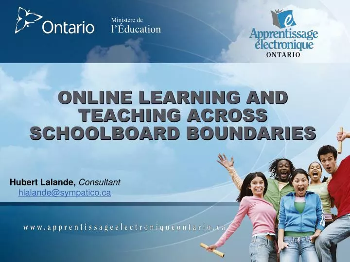 online learning and teaching across schoolboard boundaries