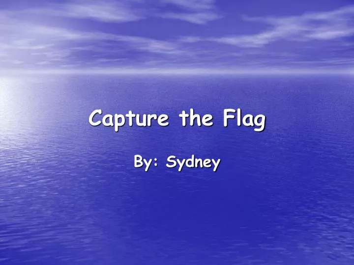 capture the flag