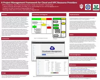 A Project Management Framework for Cloud and HPC Resource Providers