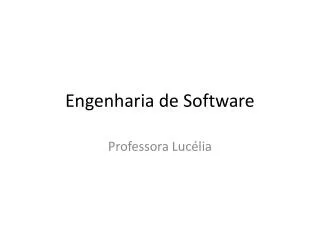 engenharia de software