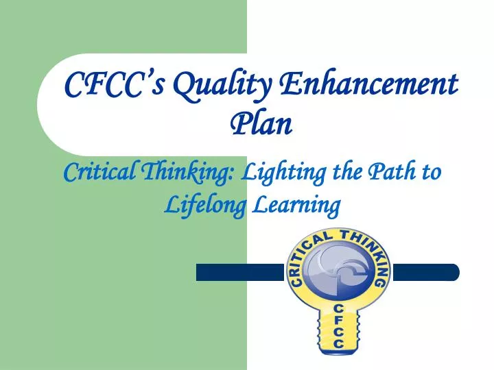 cfcc s quality enhancement plan