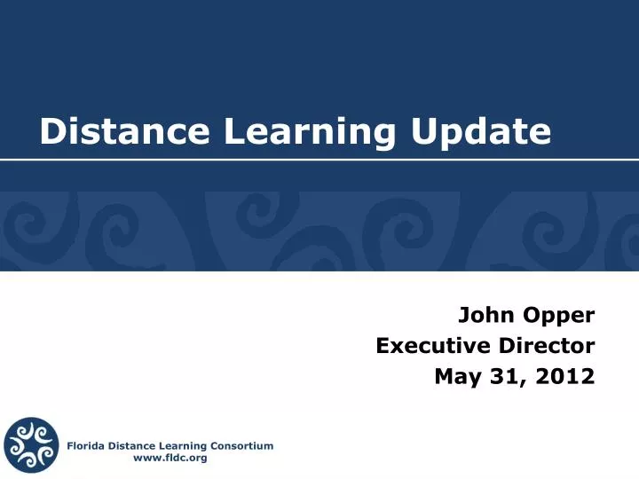 distance learning update
