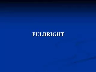 fulbright