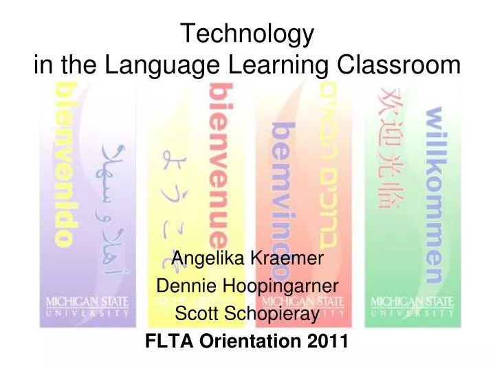 technology in the language learning classroom