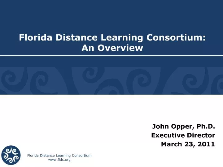 florida distance learning consortium an overview