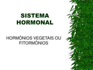 sistema hormonal